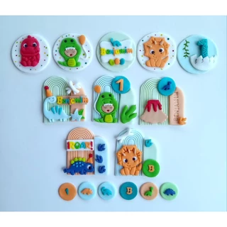 APLIQUES PERSONALIZADOS - DINO BABY