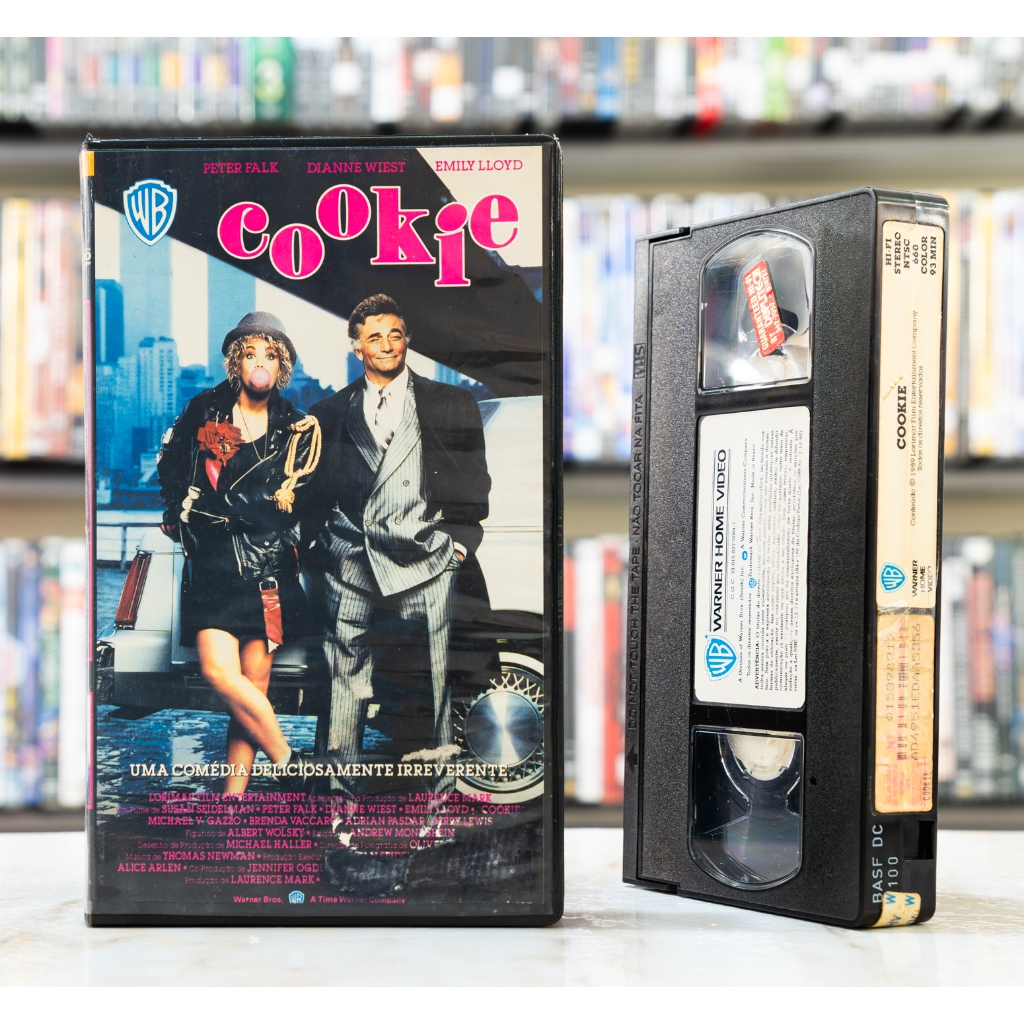 VHS COOKIE (1989) - LEGENDADO - Peter Falk Dianne Wiest Emily Lloyd -  Original - Fita de Vídeo Filme - Warner - Comédia | Shopee Brasil