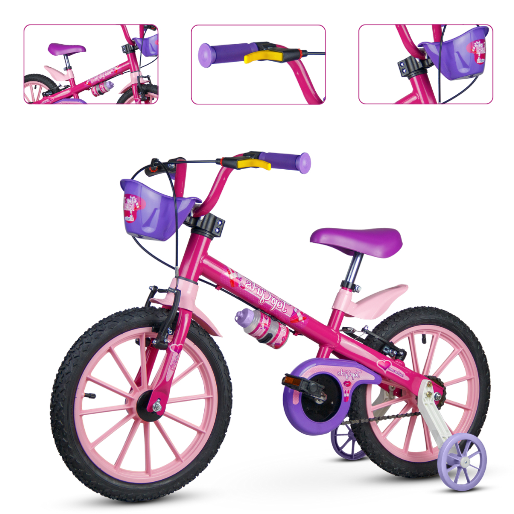 Bicicleta Lady Aro 6 Raiada, Nathor, Multicor : : Esporte