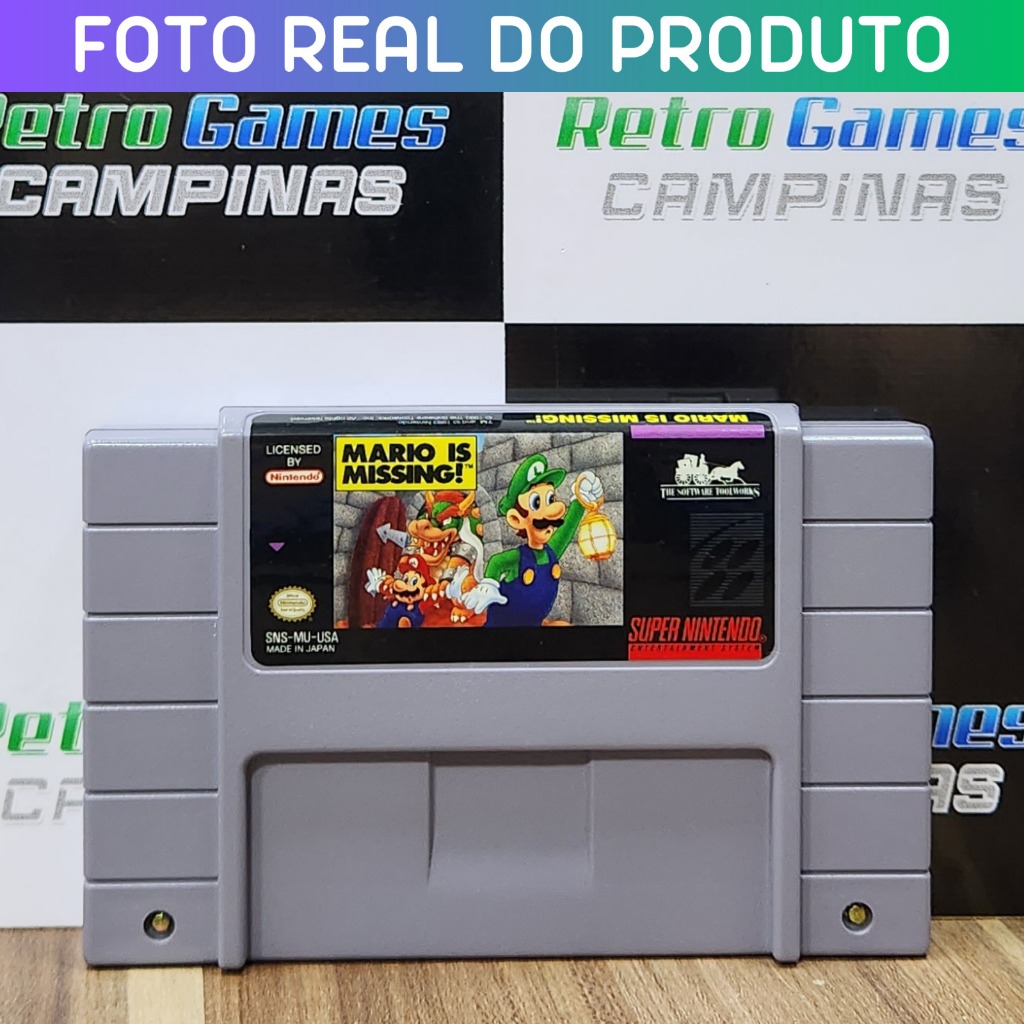 MARIO IS MISSING - SNES | Shopee Brasil