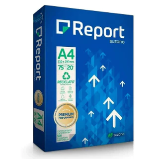 Papel Sulfite A4 Branco 75g 500 folhas/ 100 folhas