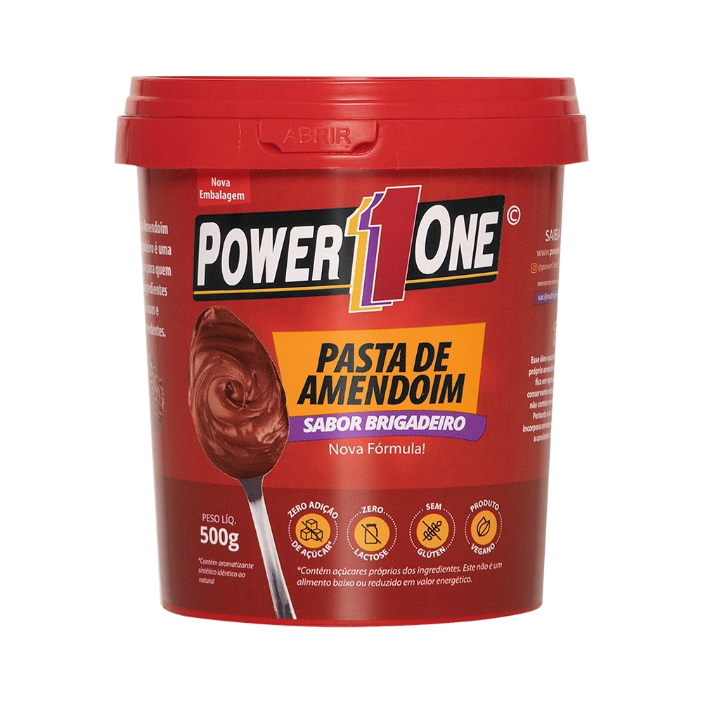 Pasta De Amendoim 500g - Power One