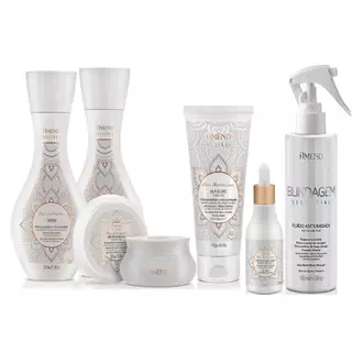 Kit Amend Milenar Óleos Marroquinos Com - 5 Produtos + Fluido Blindagem Essencial 180ml em Oferta na Shopee