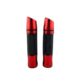 Par Manopla Esportiva Com Peso Punho Para Moto Cromado Modelo Universal Cores