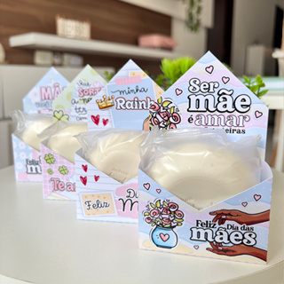 10 Portas sabonete ou bombom envelope Dia das Mães PD  (DESMONTADO) embalagem lembrancinha caixas presentes brindes em Oferta na Shopee