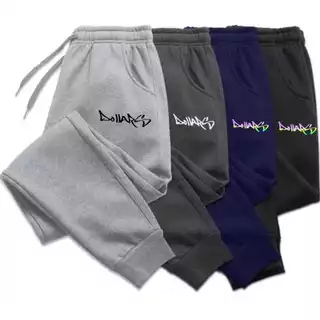 Kit 3 Calcas Moletom Dollars Jogger Slim CONFORTÁVEL Treino Academia