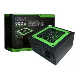Fonte One Power, 500W bivolt para PC de Escritório (baixo consumo - Recondicionado)