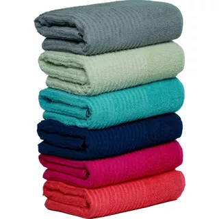 Kit 03 Toalhas de Banho Gigante 70 x 140 cm 100% Algodão Alta Absorção