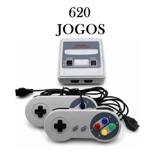 Console Emulador Super Mini Vídeo Game 620 Jogos Retro Antigos 8