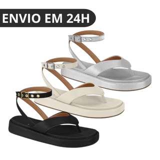 Sandália de dedo Asa delta papete chinelo feminino Vizzano