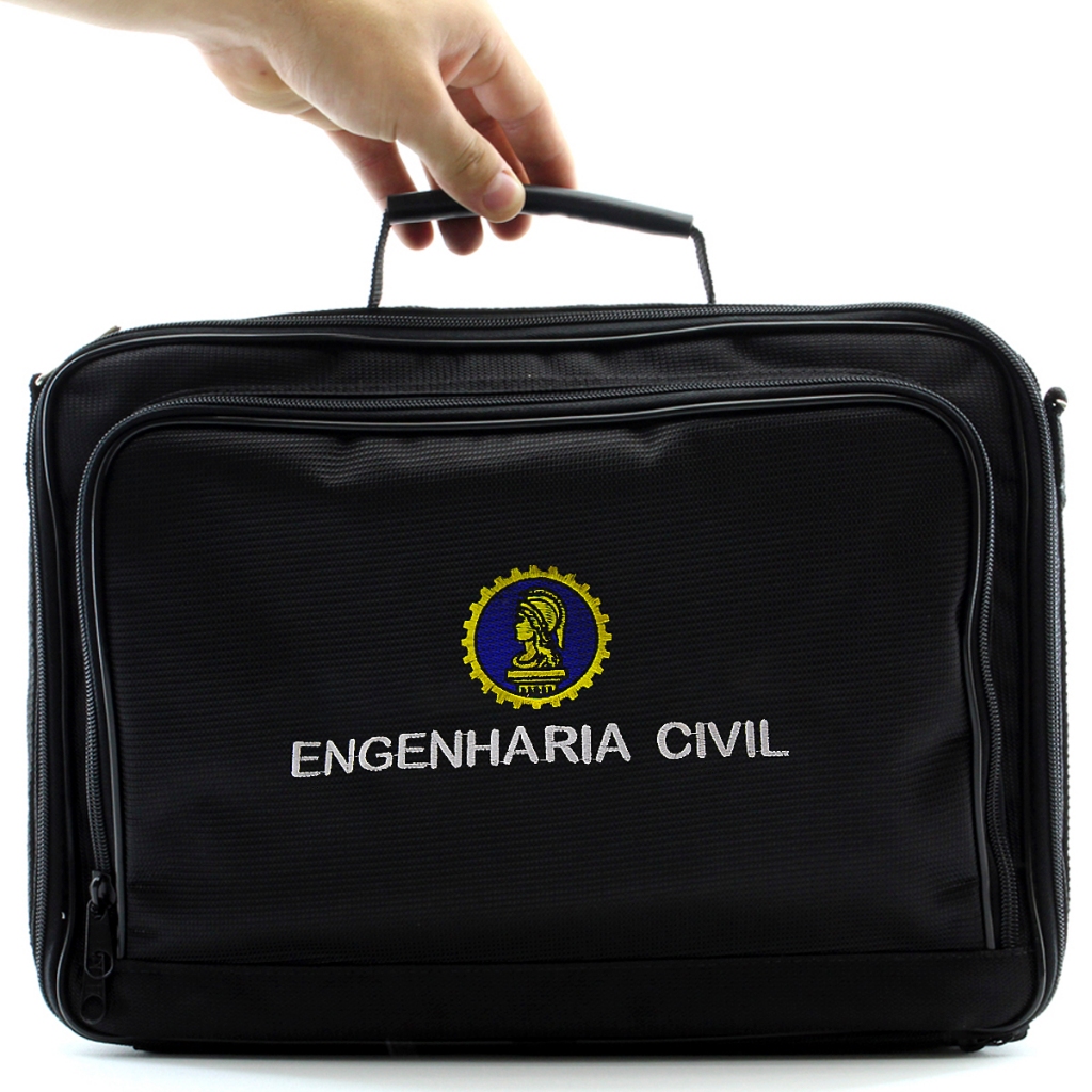 Bolsa Bordada Para Curso Faculdade Engenharia Civil | Shopee Brasil