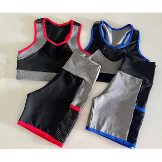 Kit 6 Conjuntos Academia Fitness Feminino No Suplex