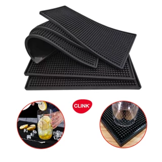 Tapete Escorredor de Louça 45x30 Emborrachado Antiderrapante para Secar Louça, Preparar Drinks Barmen e Protege Móveis