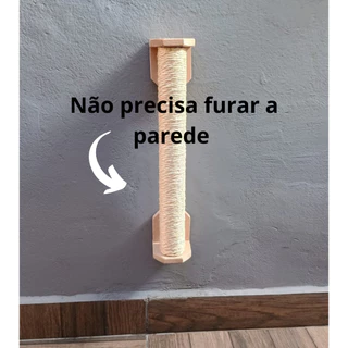 Arranhador Parede para Gatos Brinquedo Pet Poste Sisal