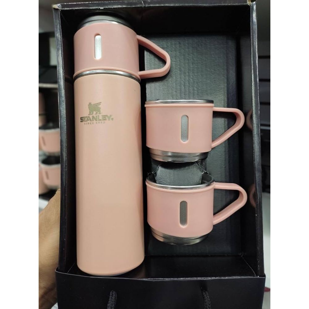 Garrafa Termica Stanley 500ml + 3 Xícara | Shopee Brasil