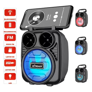 Xtrad Caixa de som Multimidia Bluetooth 5W RMS