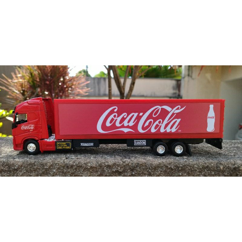 miniatura caminhão Coca cola baú truck coleção presente | Shopee Brasil