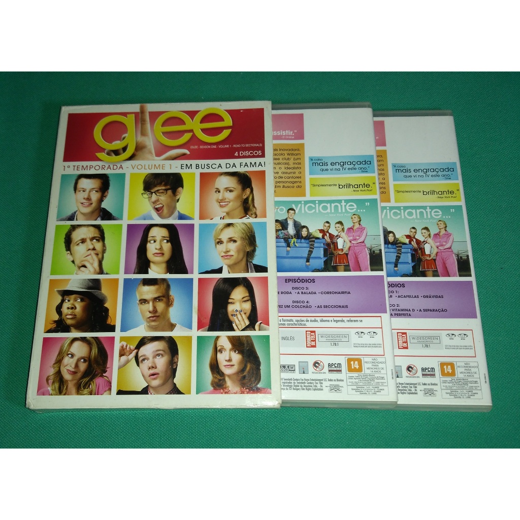 Box DVD Glee 1ª Temporada Vol 1 ( 4 discos ) | Shopee Brasil