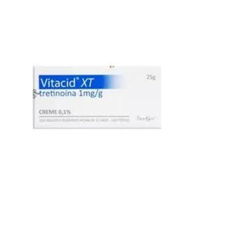 VITACID XT 1% O MAIS FORTE OTIMO MANCHAS ACNE ESTRIAS MELASMA ORIGINAL LACRADO 25G