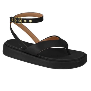 Sandália vizzano flatform amarração papete feminina SANVIZ
