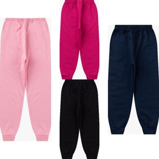 Kit 2 Calça de Moletons Infantil/Juvenil Menina/Masculino