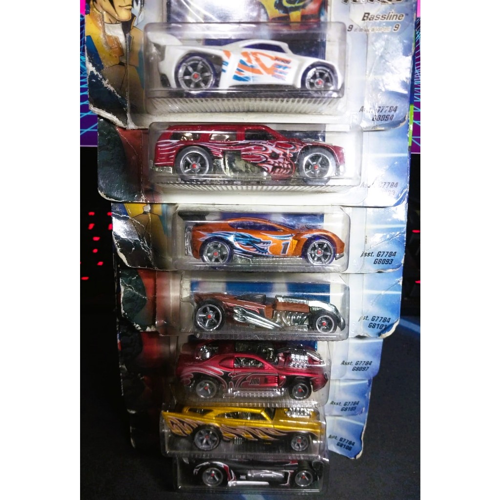 Hot Wheels Acceleracers Set 7 Carros - Raro