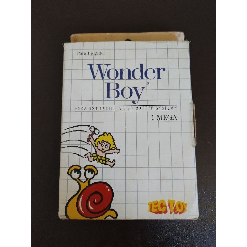 Wonderboy Boy 100% original e completo - Master System | Shopee Brasil
