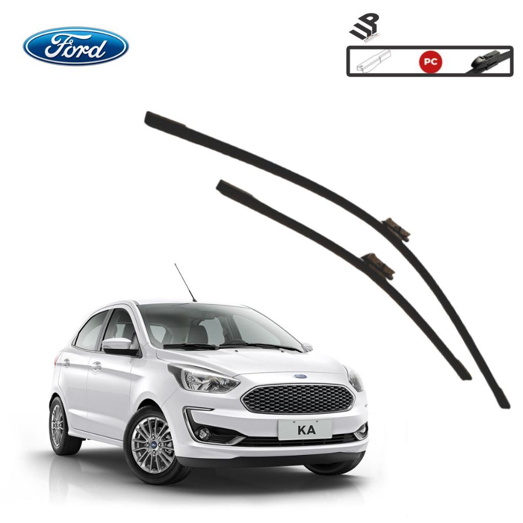Kit 3 Palhetas Novo Ford Ka Limpador Parabrisa Original Dianteira ...