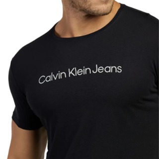 Camiseta Calvin Klein Logo Verde - Compre Agora