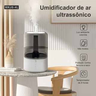 COIBEU Umidificador inteligente Tuya wifi 4L de grande capacidade quarto casa mulheres grávidas e bebês podem usar ultra-sônico umidificador silencioso