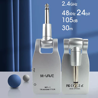 M-VAVE WP-1 2.4G Guitarra Transmissor sem fio Receptor Ferramentas Bateria embutida para guitarra Baixo Captador Peças de instrumentos com ferrão