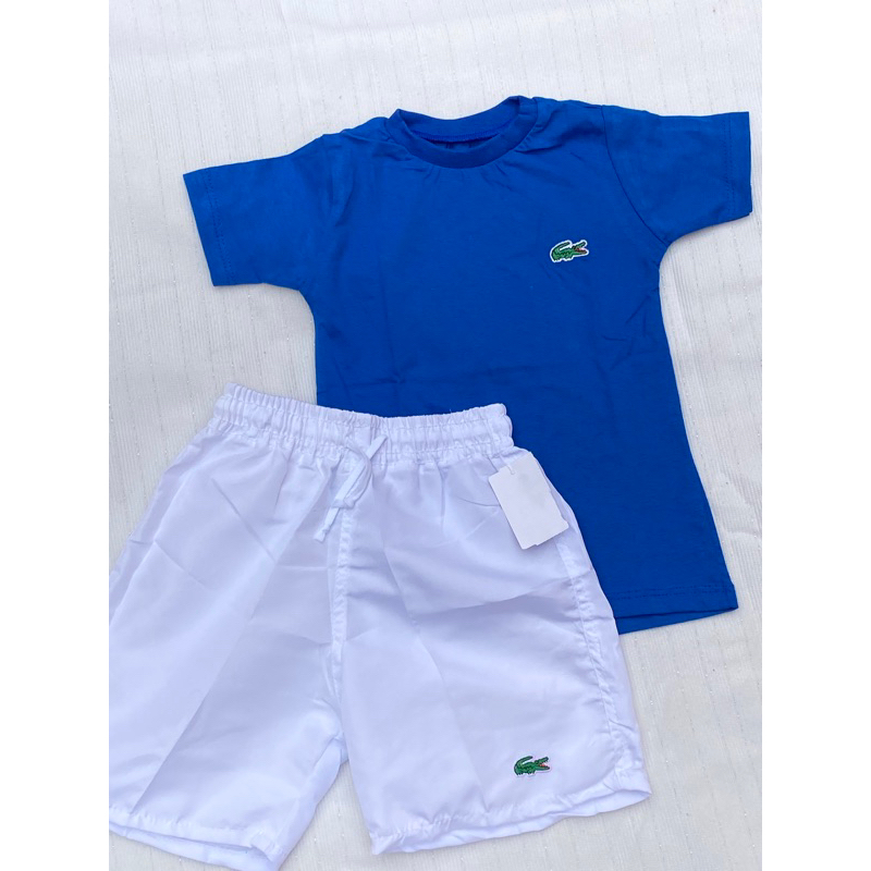 conjunto Lacoste infantil 1-2 anos | Shopee Brasil