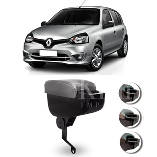 Apoio de Braço Com Porta Copos Renault Clio 2004 a 2016
