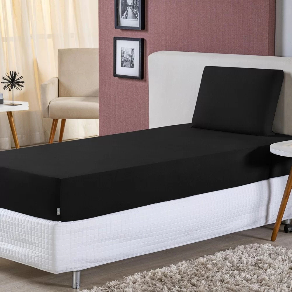 Jogo De Lençol Microfibra Solteiro 2 Pecas Premium Extra Macio Cores