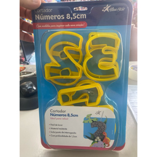 Cortador Números 8,5cm Blue Star