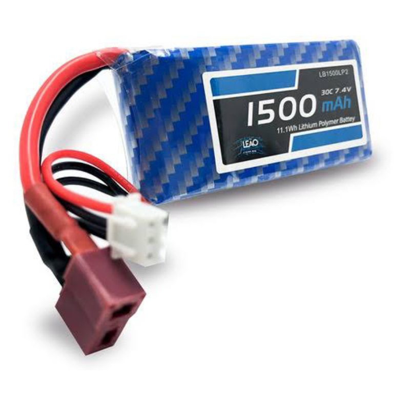 Bat Lipo 7.4v 1500mah 30c automodelo aero wltoys 144001 12428 12429 12404 carrinho controle promo