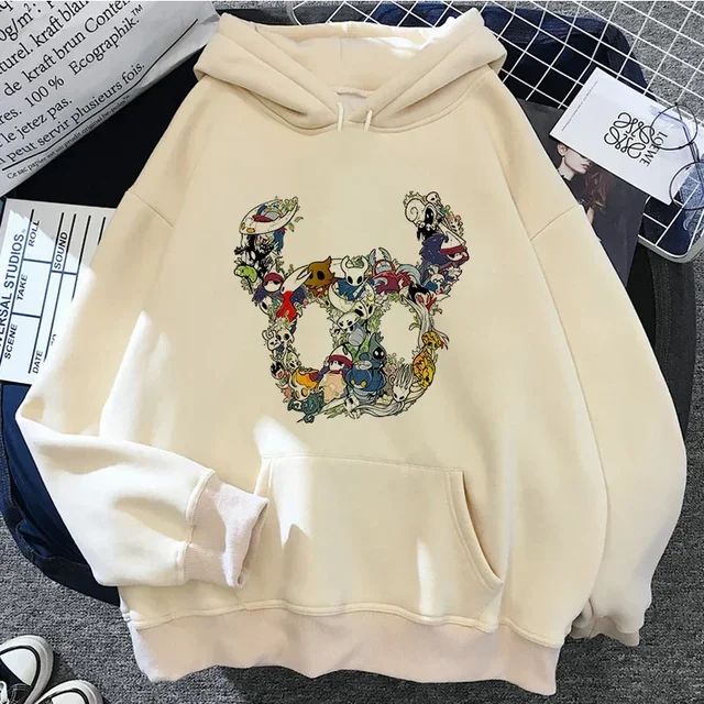Blusa Moletom Canguru Unissex Hollow Knight Silksong Jogo Aventura