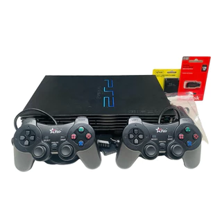 PlayStation 2 Fet OPL Com Jogos e 2 Controles