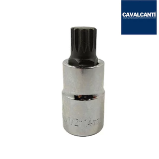 CHAVE SOQUETE MULTIDENTADA M14 ENCAIXE DE 1/2