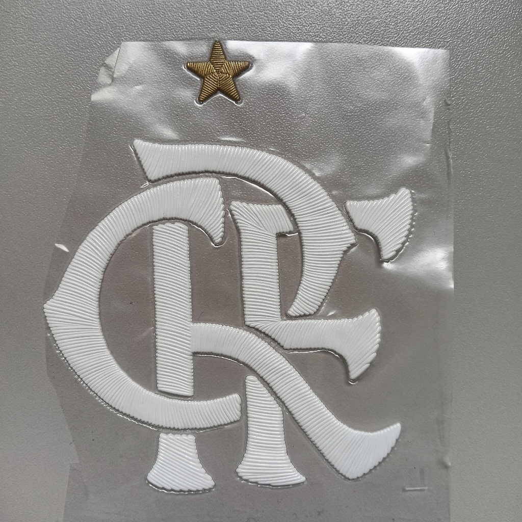 Patch Futebol Termocolante Escudo de time 3D TPU Logo Brasão