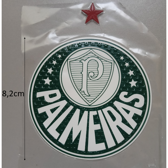 Patch Futebol Termocolante Escudo de time 3D TPU
