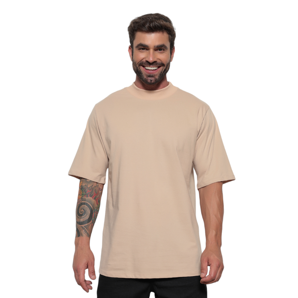 Camiseta Oversized Masculina Lisa PROMOÇÃO