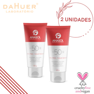 KIT PROTETOR SOLAR FACIAL ANASOL FPS 50 VEGANO 60G 2 UN