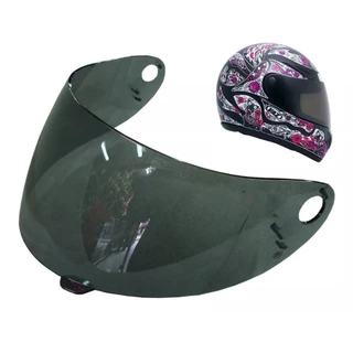 Viseira Capacete Vaz V10 Com Furo Fume Polivisor