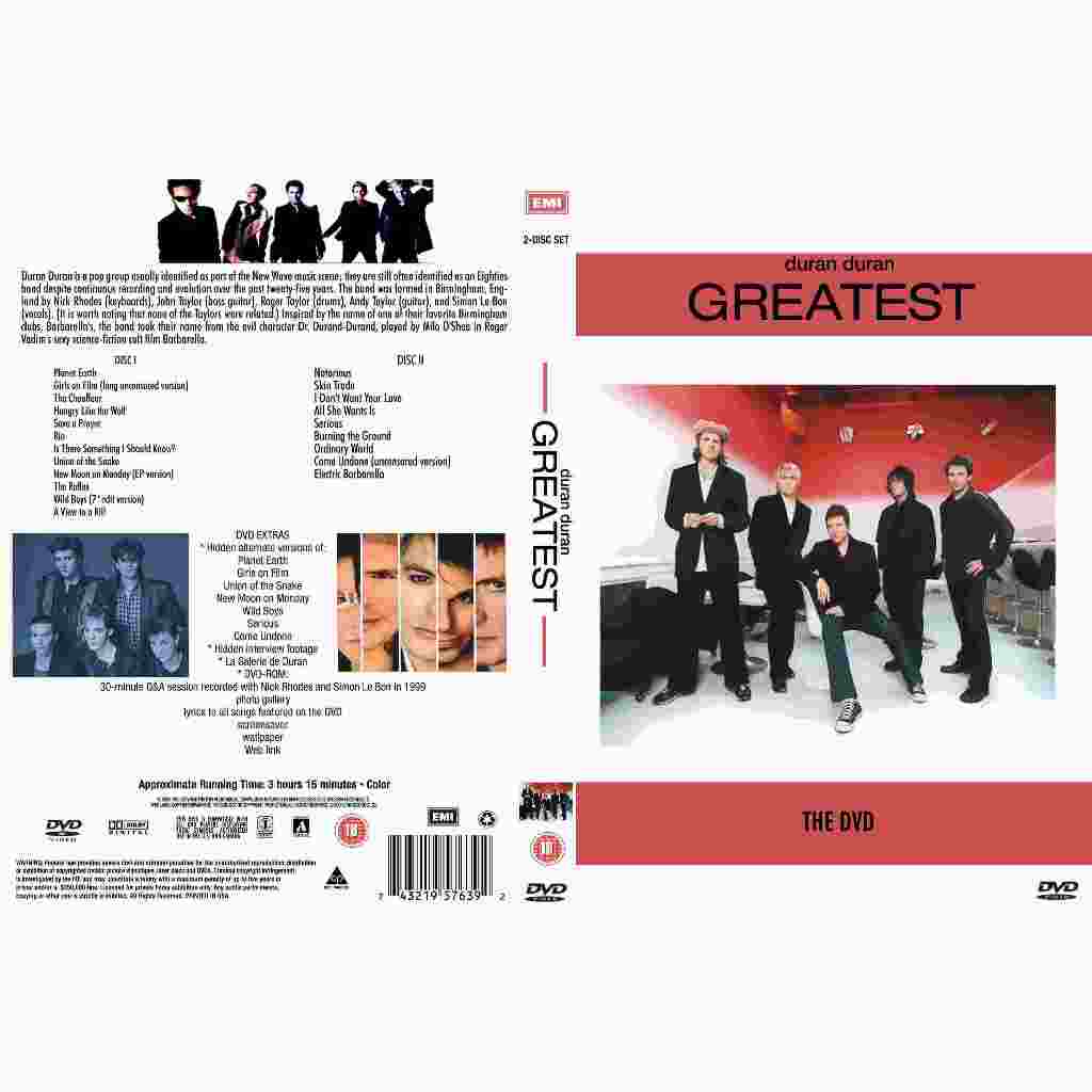 Duran Duran-greatest (the Dvd) | Shopee Brasil