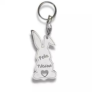 50 Chaveiros Lembrancinha Coelho da Pascoa MDF em Oferta na Shopee