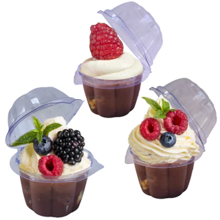 200 Embalagem Para Mousse Sobremesa Potinho 150ml
