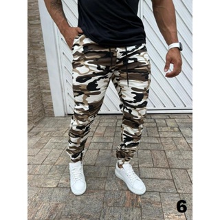 Calça camuflada masculina hot sale barata