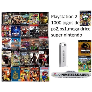 Pen Drive 128gb + jogos Playstation 2 pronto para OPL