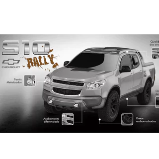 Carrinho Pick Up Chevrolet S10 Rally - Roma